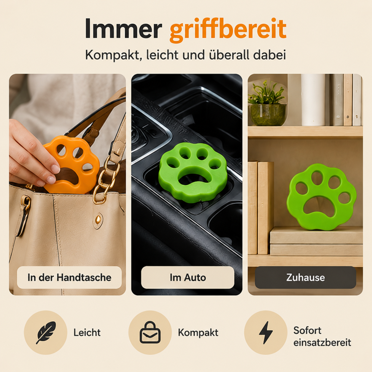 PfotenKlar HaarMagnet™