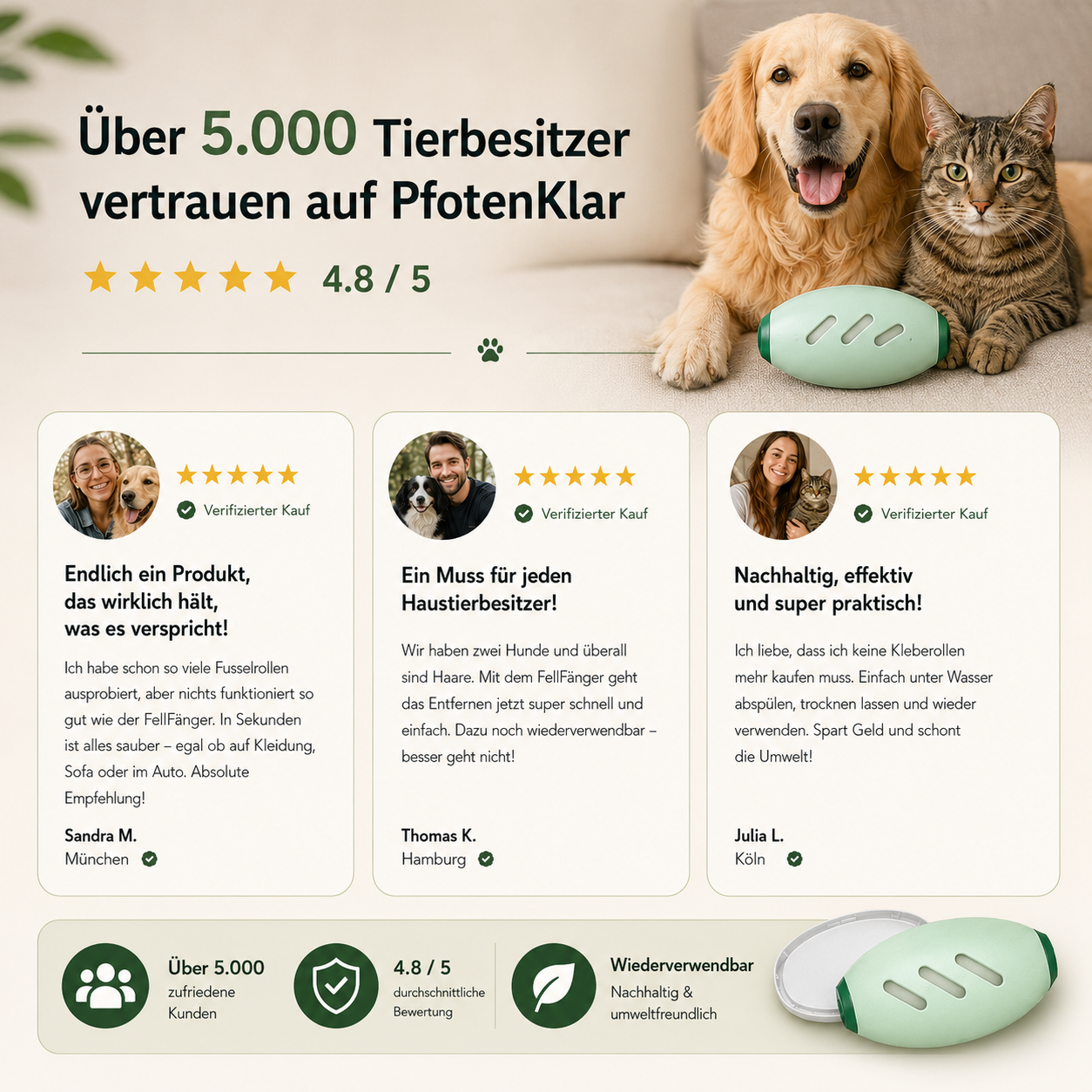 PfotenKlar FellFänger™