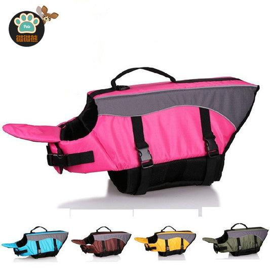 Dog life jackets, swimming suits, outdoor reflective dog swimming training suits, swimming suits, pet dogs